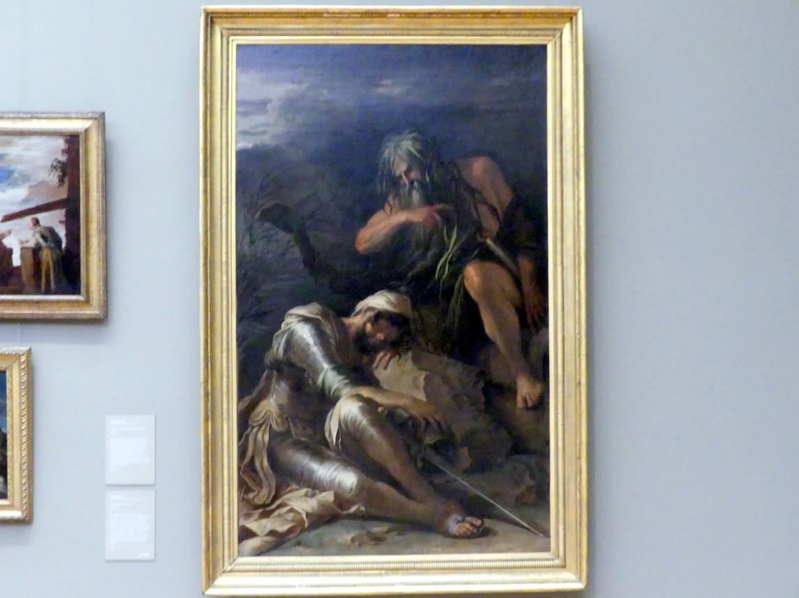 Salvator Rosa (1641–1668), Der Traum des Aeneas, New York, Metropolitan Museum of Art (Met), Saal 637, 1660–1665