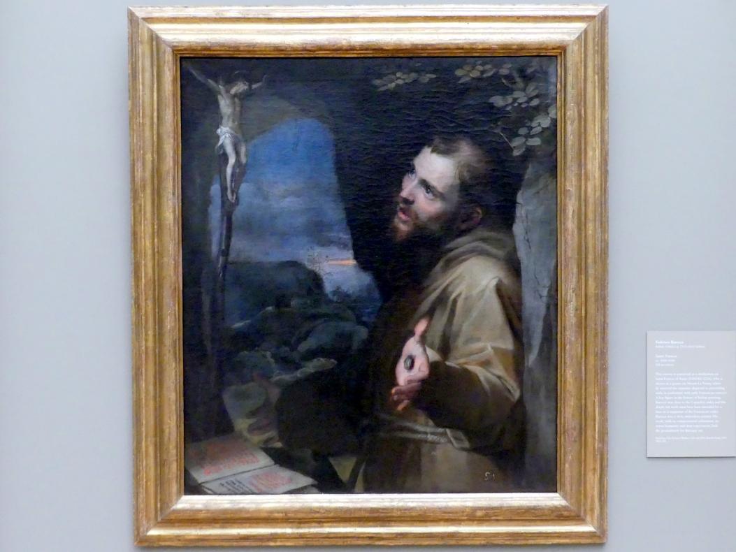 Federico Barocci (1557–1612), Hl. Franz von Assisi, New York, Metropolitan Museum of Art (Met), Saal 637, um 1600–1604