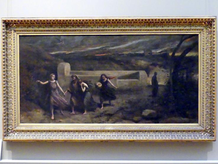 Jean-Baptiste Camille Corot (1823–1874), Das brennende Sodom, New York, Metropolitan Museum of Art (Met), Saal 803, 1857