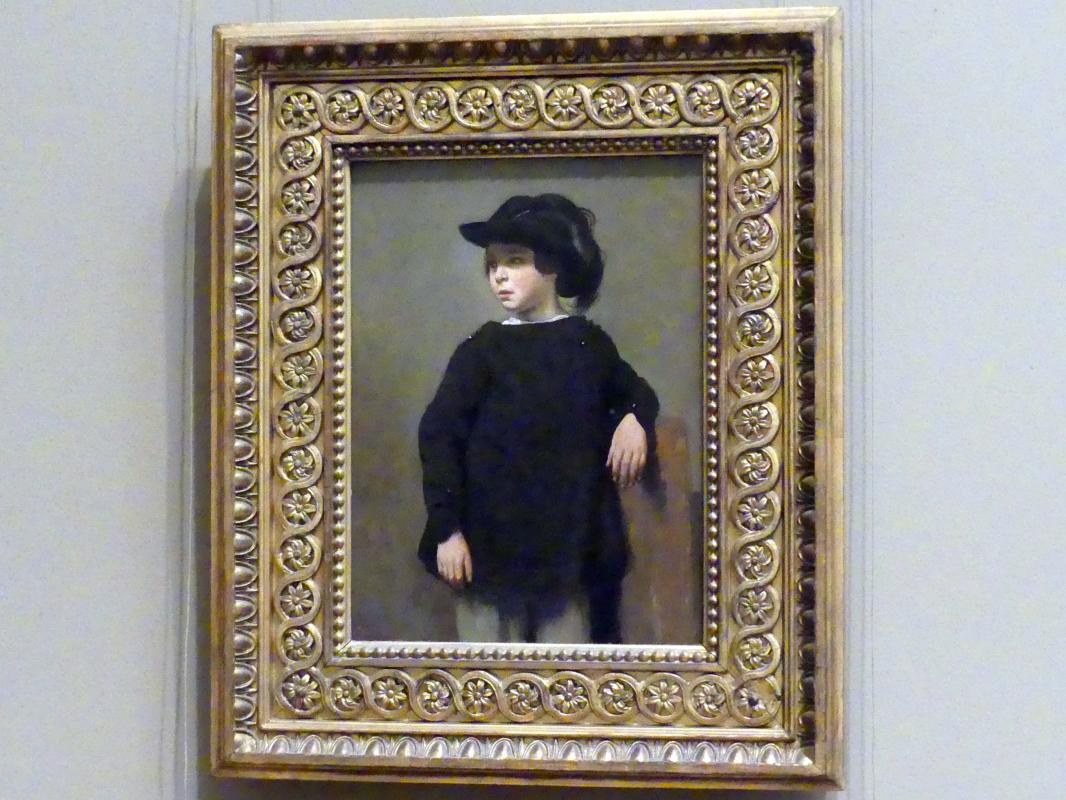 Jean-Baptiste Camille Corot (1823–1874), Bildnis eines Kindes, New York, Metropolitan Museum of Art (Met), Saal 803, um 1835