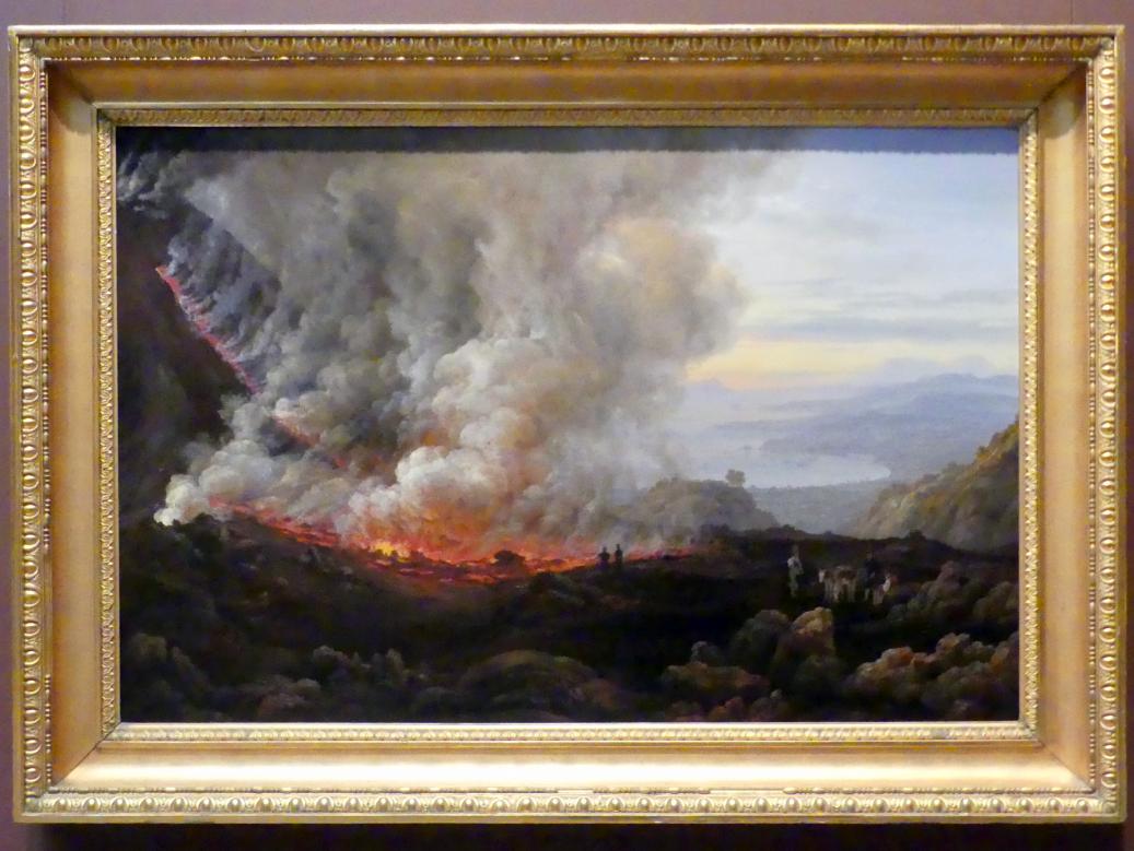Johan Christian Clausen Dahl (1815–1852), Der Ausbruch des Vesuv, New York, Metropolitan Museum of Art (Met), Saal 807, 1824