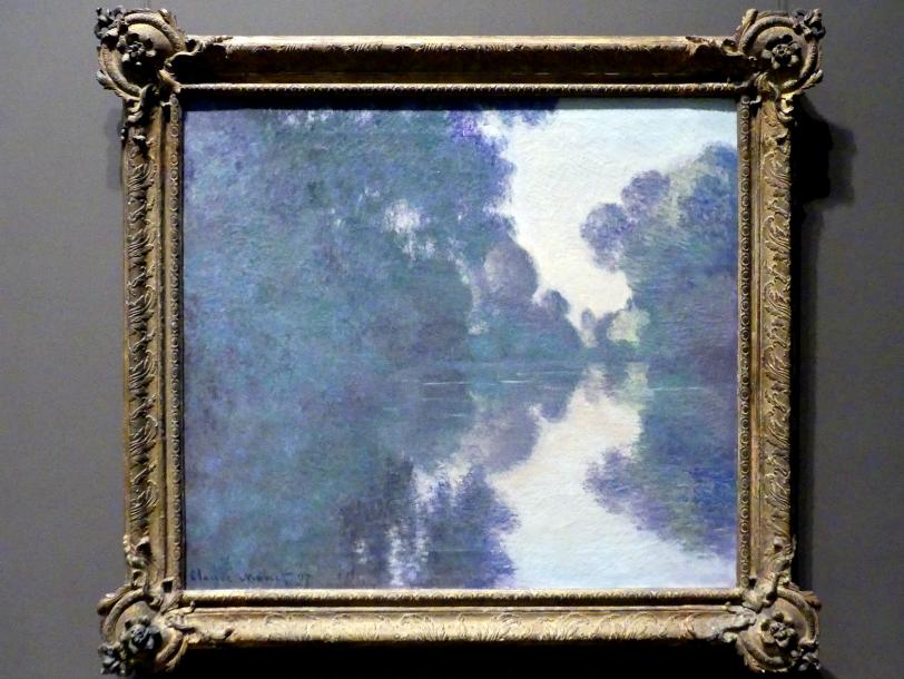 Claude Monet (1864–1925), Morgen an der Seine bei Giverny, New York, Metropolitan Museum of Art (Met), Saal 819, 1897