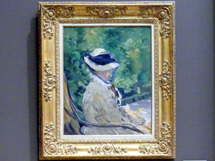 Édouard Manet (1855–1882), Madame Manet (Suzanne Leenhoff, 1830-1906) in Bellevue, New York, Metropolitan Museum of Art (Met), Saal 821, 1880