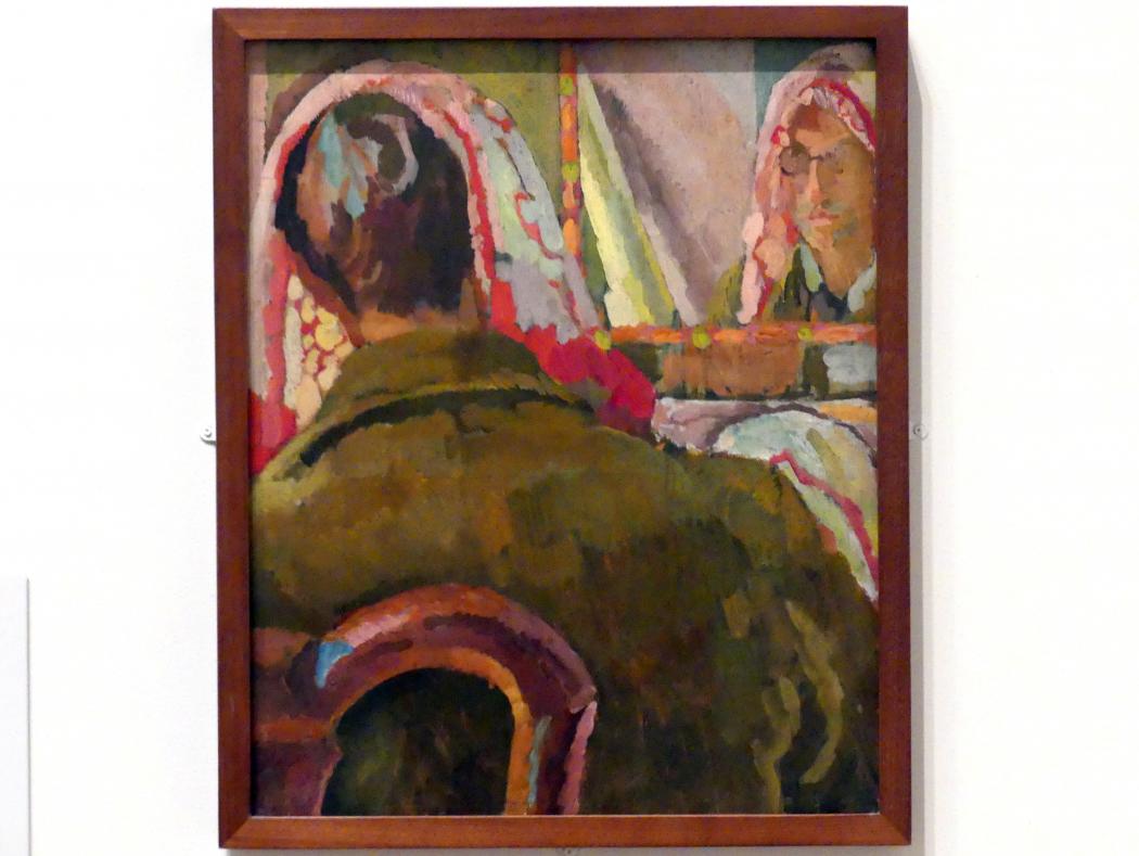 Vanessa Bell (1918), Duncan Grant vor einem Spiegel, New York, Metropolitan Museum of Art (Met), Saal 830, um 1918