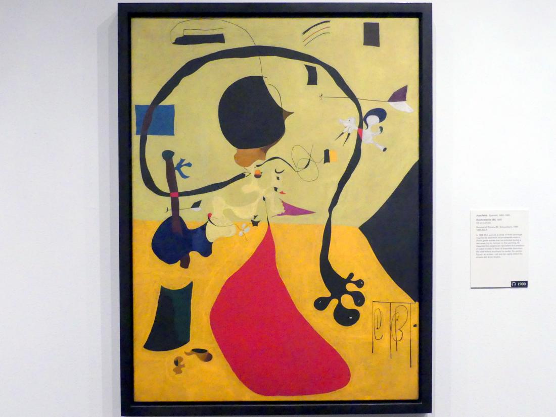 Joan Miró (1917–1970), Holländisches Interieur (III), New York, Metropolitan Museum of Art (Met), Saal 901, 1928, Bild 1/2