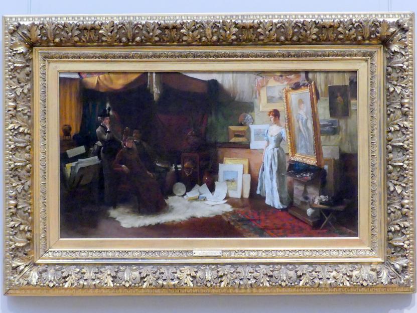 Charles Courtney Curran (1887), Faire Kritiker, New York, Metropolitan Museum of Art (Met), Saal 764, 1887