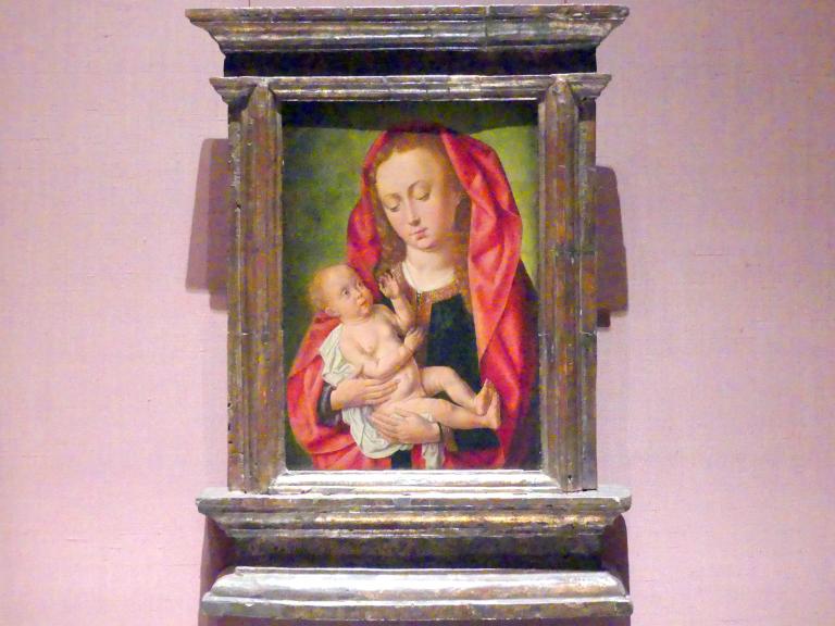 Meister des Saint Gilles (Meister des heiligen Ägidius) (1500), Maria mit Kind und einer Libelle, New York, Metropolitan Museum of Art (Met), Saal 953, um 1500