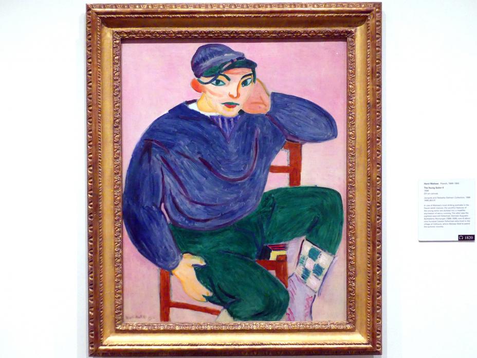 Henri Matisse (1898–1953), Der junge Matrose II, New York, Metropolitan Museum of Art (Met), Saal 904, 1906