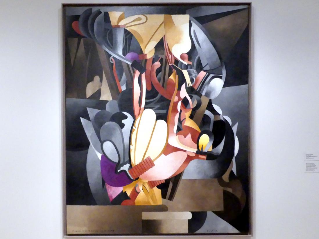 Francis Picabia (1908–1948), In der Erinnerung sehe ich sie wieder, meine liebe Udnie, New York, Museum of Modern Art (MoMA), Saal 508, 1914, Bild 1/2