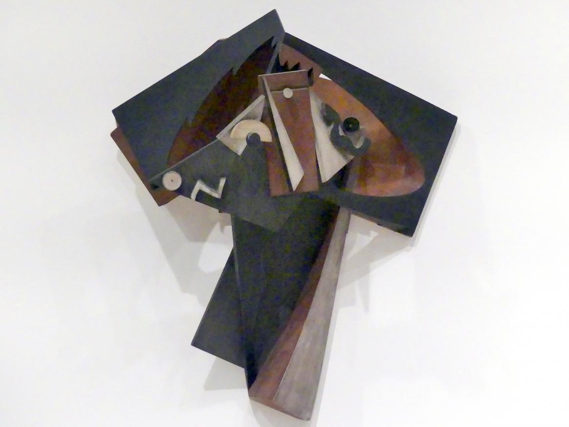 Henri Laurens (1915–1947), Frauenkopf, New York, Museum of Modern Art (MoMA), Saal 516, 1915