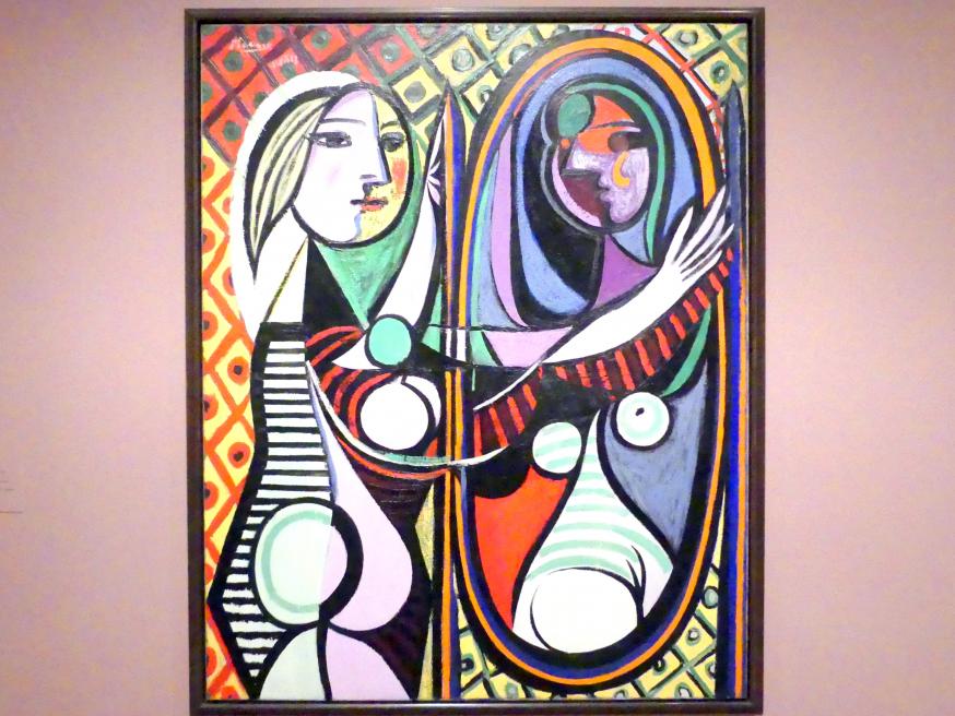 Pablo Picasso (1897–1972), Mädchen vor dem Spiegel, New York, Museum of Modern Art (MoMA), Saal 517, 1932