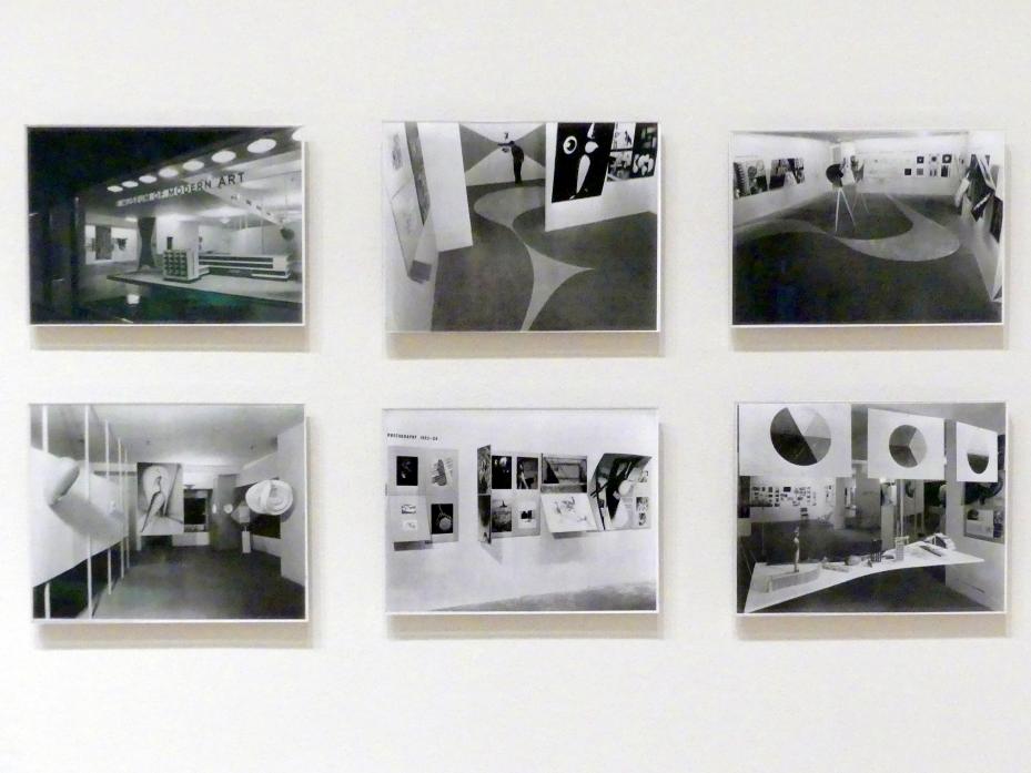 Soichi Sunami (1939), Ausstelleransicht der Ausstellung "Bauhaus: 1919-1928", Museum of Modern Art, New York, 7. Dezember 1938 - 30. Januar 1939, New York, Museum of Modern Art (MoMA), Saal 519, 1939