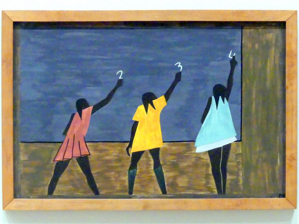 Jacob Lawrence (1940), Aus der Serie Migration, #58, New York, Museum of Modern Art (MoMA), Saal 402, 1940–1941