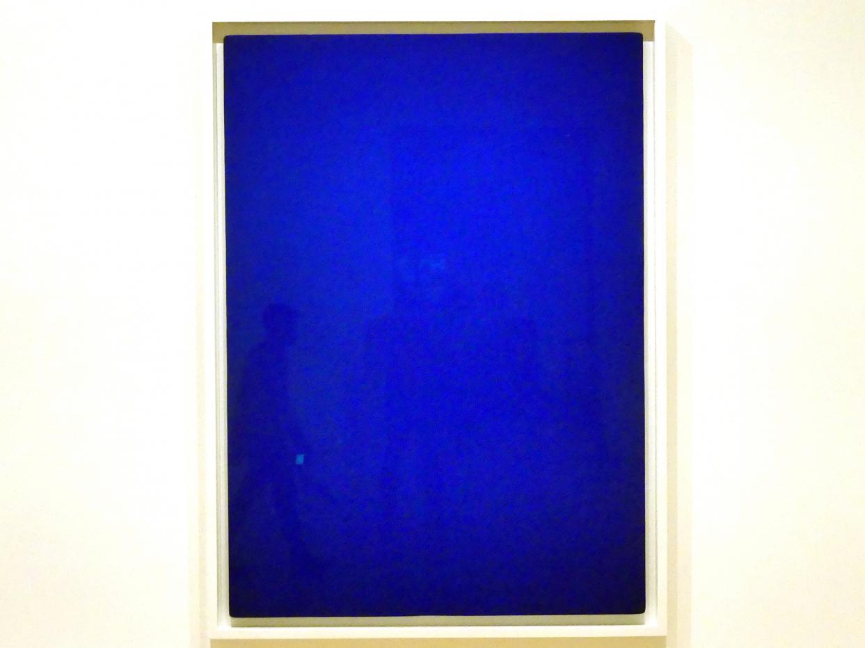 Yves Klein (1956–1962), Blau monochrom, New York, Museum of Modern Art (MoMA), Saal 406, 1961