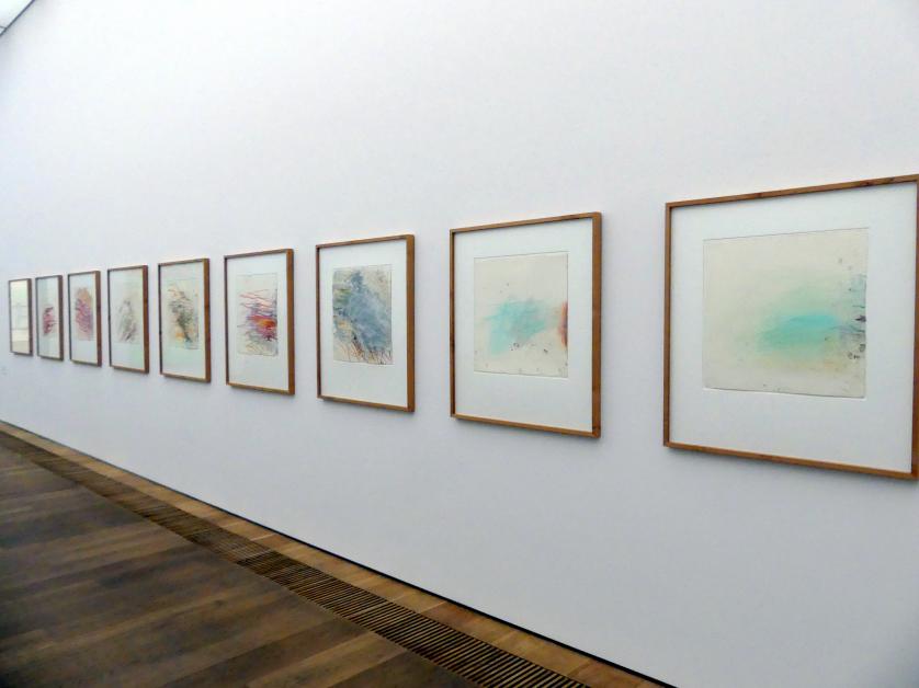Cy Twombly (1953–2011), Gaeta Set (For the love of fire & water), München, Museum Brandhorst, Saal 1.1, 1981