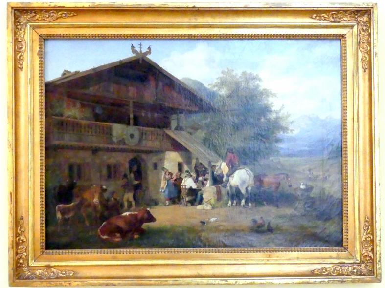 Sebastian Habenschaden (1837), Fröhliche Heimkehr, Nürnberg, Germanisches Nationalmuseum, 19. Jahrhundert - 7, 1837