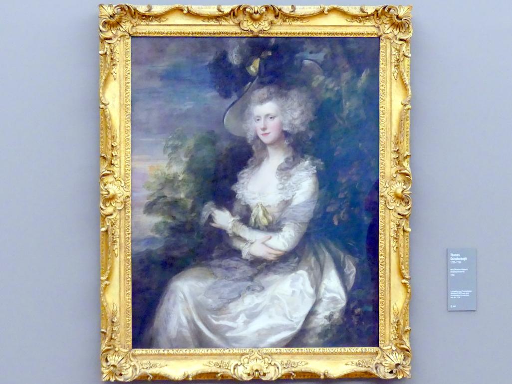 Thomas Gainsborough (1748–1788), Mrs Thomas Hibbert (Sophia Boldero), München, Neue Pinakothek in der Alten Pinakothek, Saal II, 1786