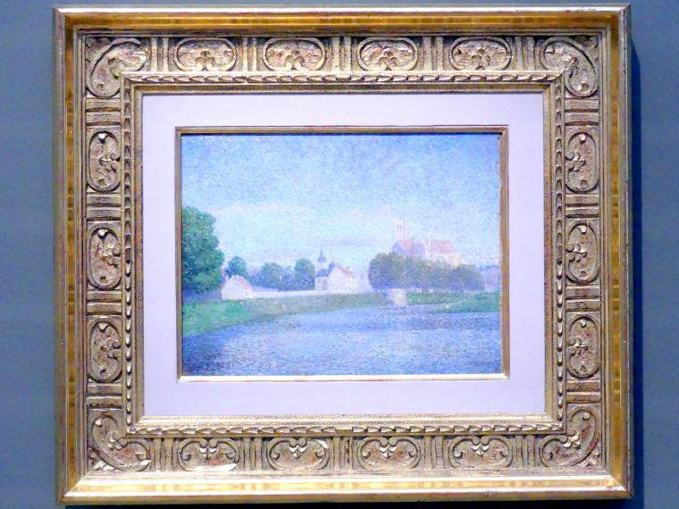 Albert Dubois-Pillet (1886), Morgen auf der Marne in Meaux, Potsdam, Museum Barberini, Saal B3, um 1886