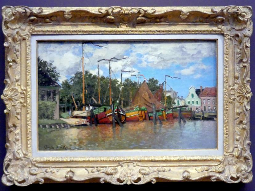 Claude Monet (1864–1925), Schiffe in Zaandam, Potsdam, Museum Barberini, Saal B7, 1871