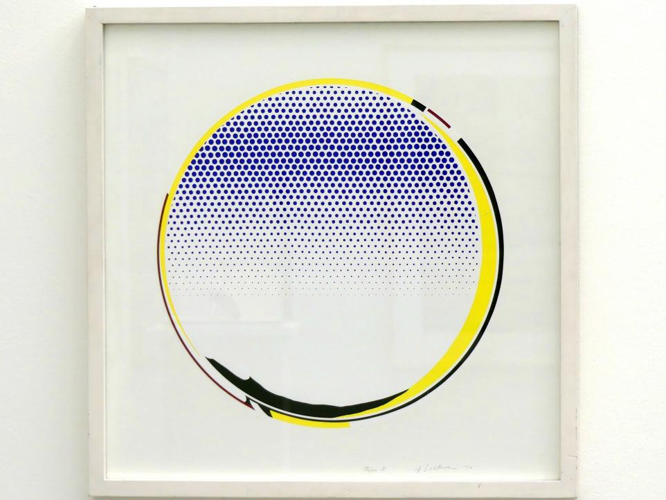 Roy Lichtenstein (1962–1994), Round Mirror [Runder Spiegel], Linz, Lentos Kunstmuseum Linz, Saal 10 - Zu schade für die Lade, 1972