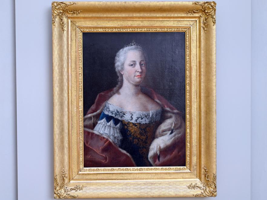Martin van Meytens der Jüngere (1718–1760), Porträt Kaiserin Maria Theresia, Innsbruck, Tiroler Landesmuseum, Ferdinandeum, Rotunde, 1745