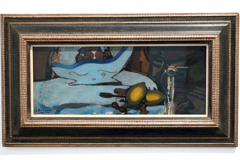 Georges Braque (1906–1956), Stillleben mit Zitronen, Künzelsau, Museum Würth 2, Saal 4, 1942