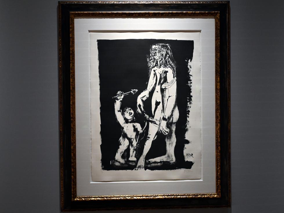Pablo Picasso (1897–1972), Venus und Amor, nach Cranach, Künzelsau, Museum Würth 2, Kabinett im Untergeschoß, 1949