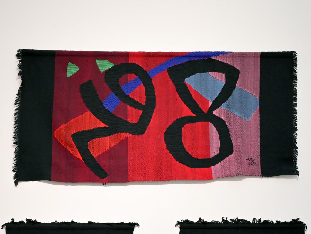 Woty Werner (1954–1967), Duett, München, Pinakothek der Moderne, Saal 15, 1954, Bild 1/2