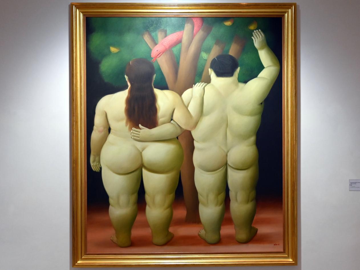 Fernando Botero (1961–2000), Adam und Eva, Schwäbisch Hall, Kunsthalle Würth, Untergeschoß Saal 2, 1998