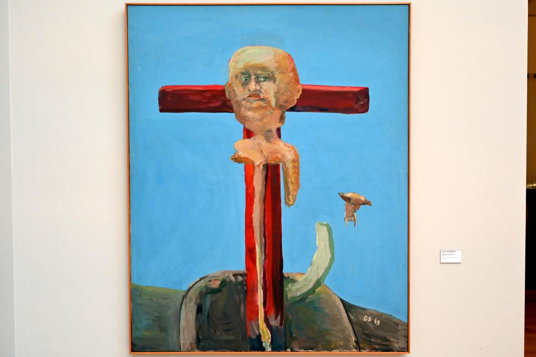Eugen Schönebeck (1963–1965), Das Kreuz, Straßburg, Musée d’Art moderne et contemporain, Saal 1, 1963