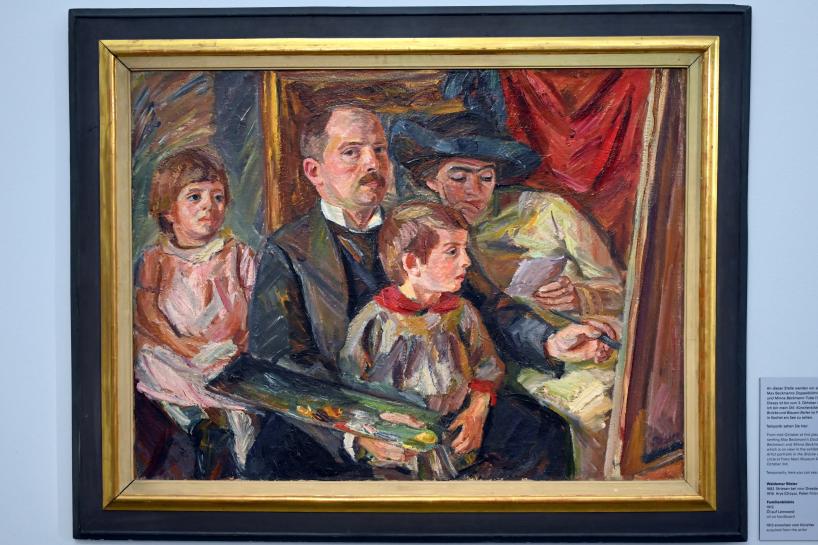 Waldemar Rösler (1900–1914), Familienbildnis, Halle (Saale), Kunstmuseum Moritzburg, Rendezvous, 1912