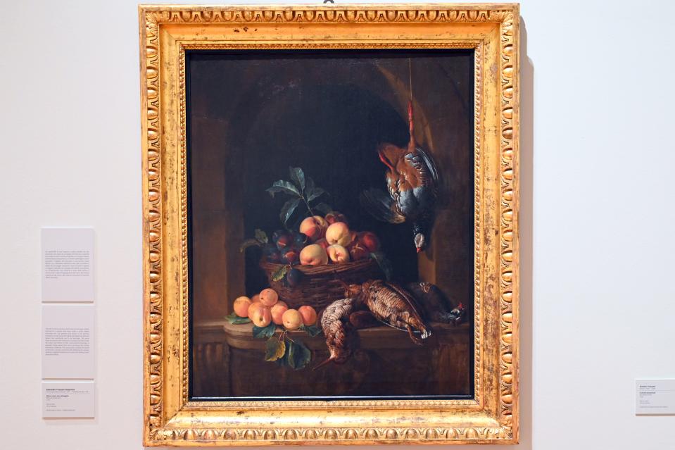 Alexandre-François Desportes (1699–1727), Stillleben mit Wild, Turin, GAM Torino, Ausstellung "Eine Reise gegen den Strom" vom 05.05.-12.09.2021, Saal 5, 1727