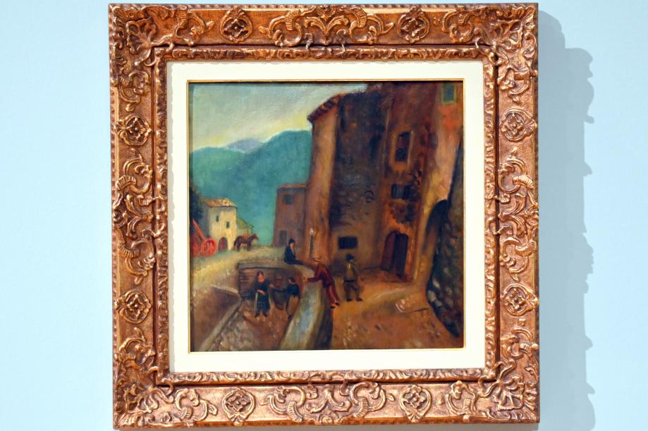 Scipione  (Gino Bonichi) (1929–1930), Ecke von Collepardo, Turin, GAM Torino, Ausstellung "Eine Reise gegen den Strom" vom 05.05.-12.09.2021, Saal 8, um 1929