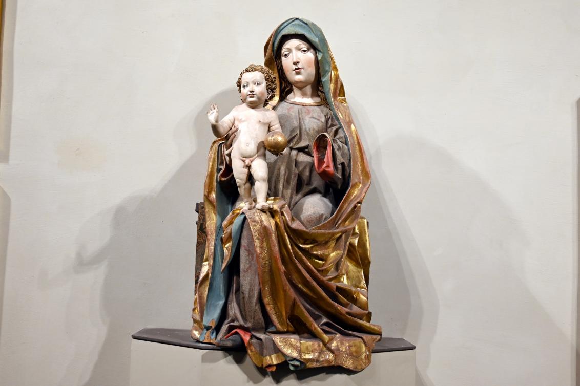 Thronende Maria mit Kind, Turin, Museo civico d'arte antica, Saal 7, um 1500