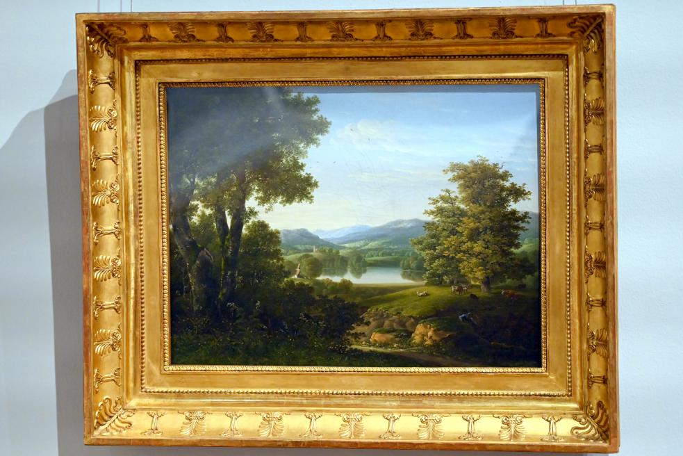 Georg Wilhelm Issel (1814–1815), Romantische Landschaft, Darmstadt, Hessisches Landesmuseum, Saal 8, 1814