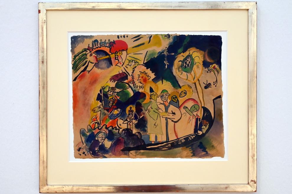 Wassily Kandinsky (1900–1943), Allerheiligen, Wiesbaden, Museum Wiesbaden, Ausstellung "Alles! 100 Jahre Jawlensky in Wiesbaden" vom 17.09.-26.06.2022, Saal 7, um 1910