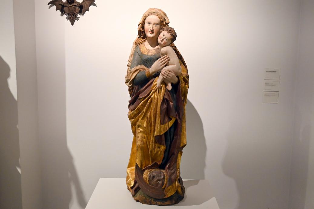 Madonna mit Kind auf der Mondsichel, Wiesbaden, Museum Wiesbaden, Kirchensaal, um 1500–1510