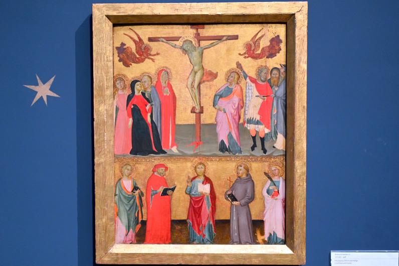 Andrea di Bartolo (1390–1420), Kreuzigung Christi und Heilige, Köln, Wallraf-Richartz-Museum, Mittelalter - Saal 1, Undatiert