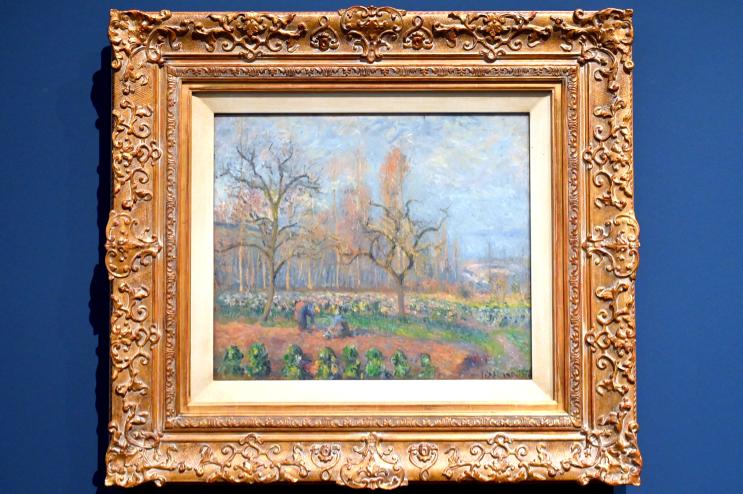 Camille Pissarro (1863–1903), Obstgarten in Pontoise bei Sonnenuntergang, Köln, Wallraf-Richartz-Museum, 19. Jahrhundert - Saal 7, 1878