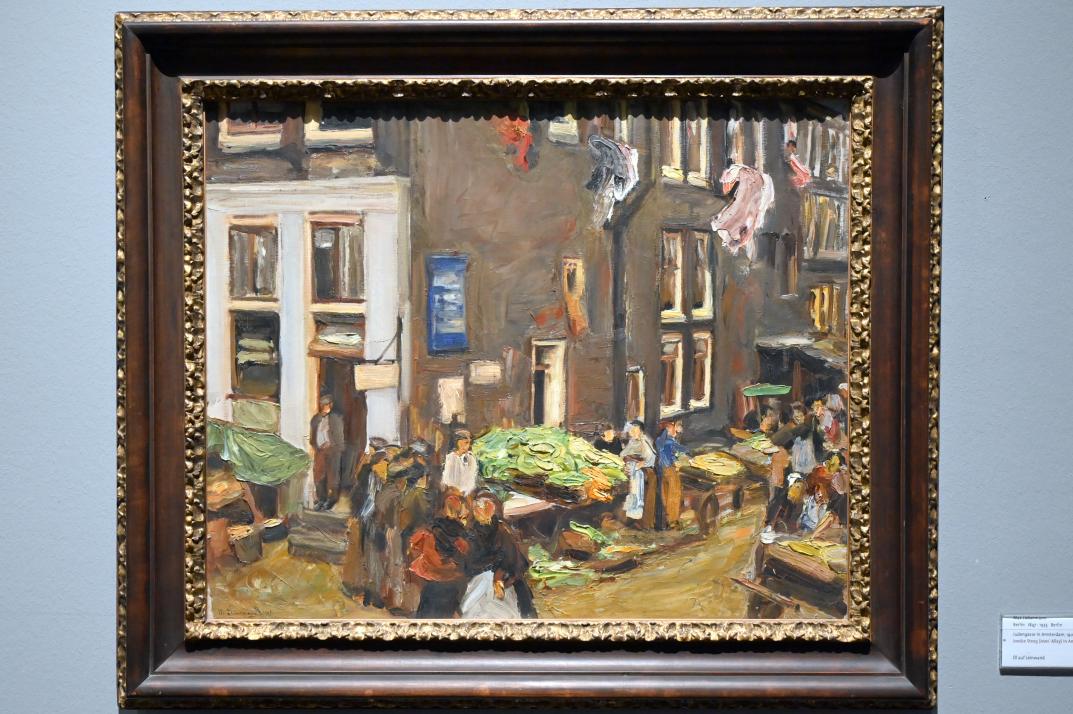 Max Liebermann (1872–1929), Judengasse in Amsterdam, Köln, Wallraf-Richartz-Museum, 19. Jahrhundert - Saal 8, 1905