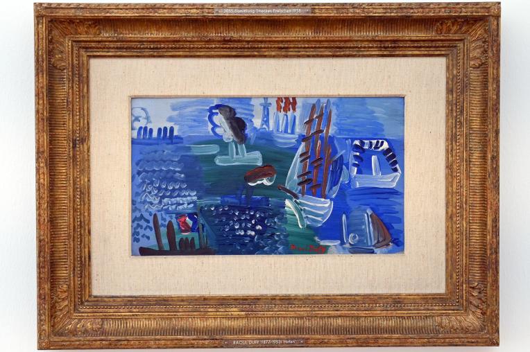 Raoul Dufy (1903–1937), Dampfschiffe und Segler, Köln, Museum Ludwig, 02.30, 1925