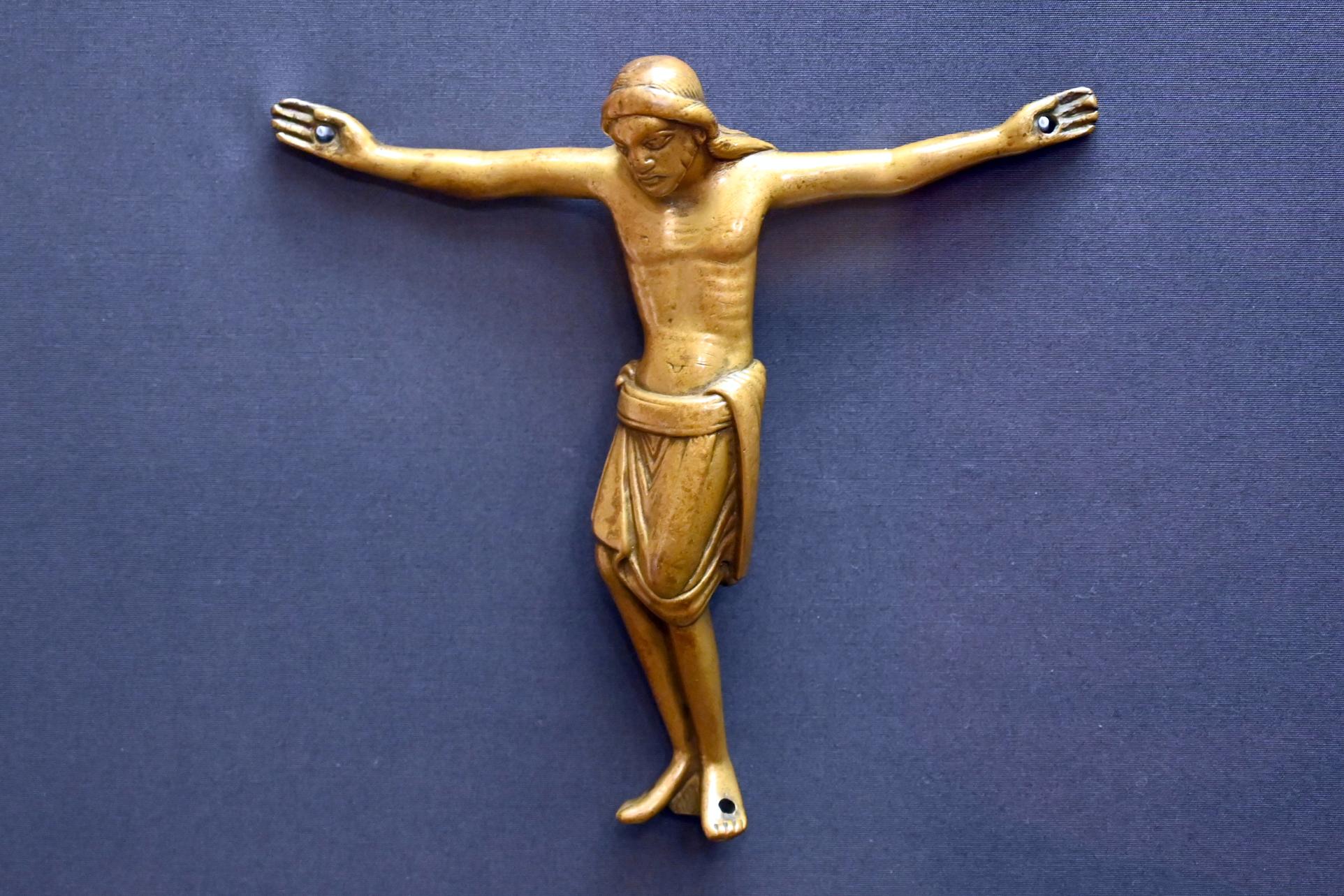 Reiner von Huy (1115), Kruzifixus, Köln, Museum Schnütgen, Saal 12, um 1110–1120