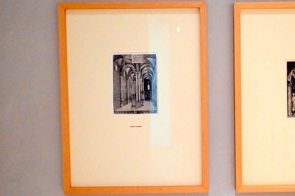 Albrecht Altdorfer (1507–1537), Innenansicht, Köln, Museum Kolumba, Ausstellung "In die Weite – Aspekte jüdischen Lebens in Deutschland" vom 15.09.2021-15.08.2022, Raum 20, 1519