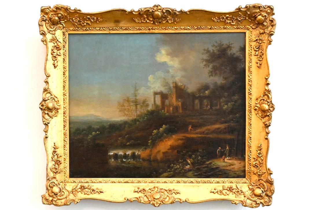 Johann Christian Vollerdt (1750–1751), Arkadische Landschaft, Zwickau, Kunstsammlungen, Zeit der Empfindsamkeit, um 1750