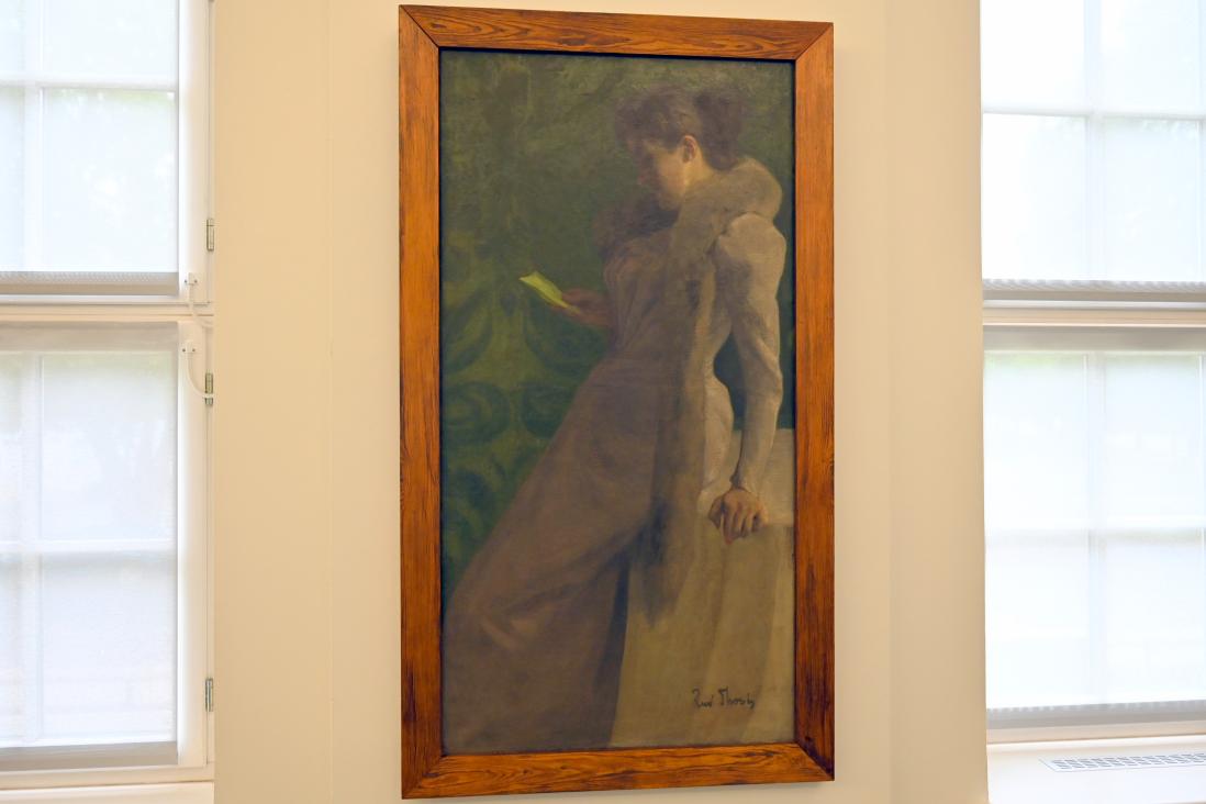 Rudolf Thost (1900), Damenbildnis, Zwickau, Kunstsammlungen, Aufbruch in die Moderne, um 1900