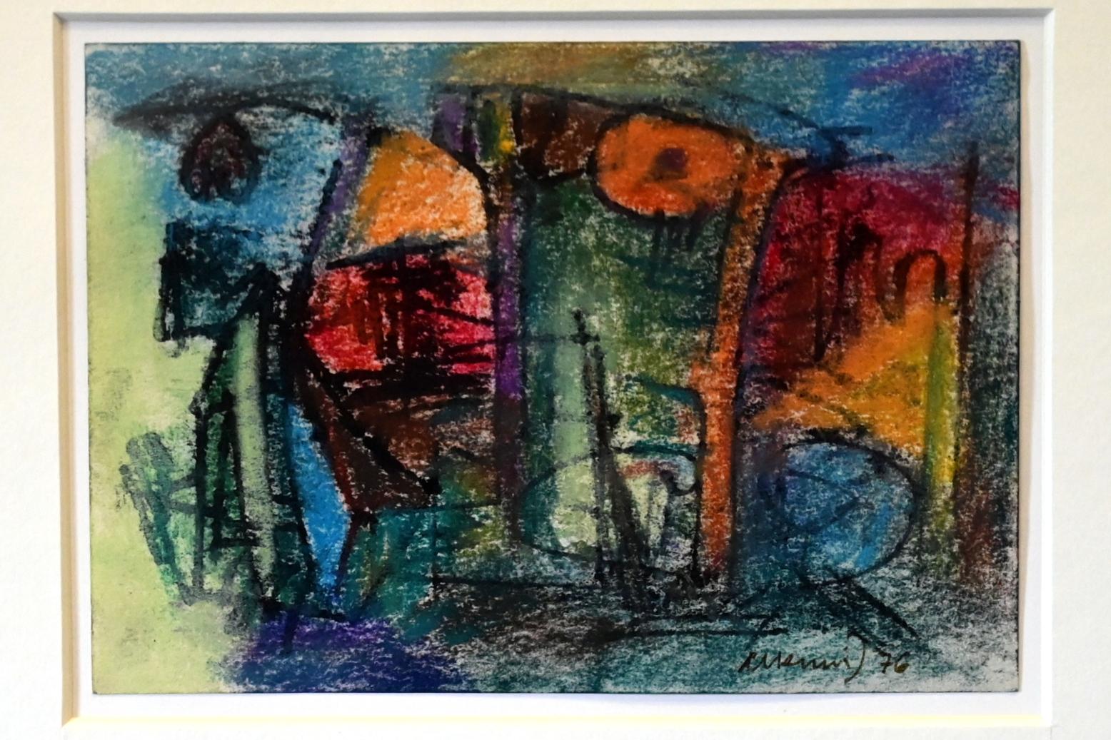Albert Hennig (1948–1976), ohne Titel (abstrakte Komposition), Zwickau, Kunstsammlungen, Albert Hennig, 1976