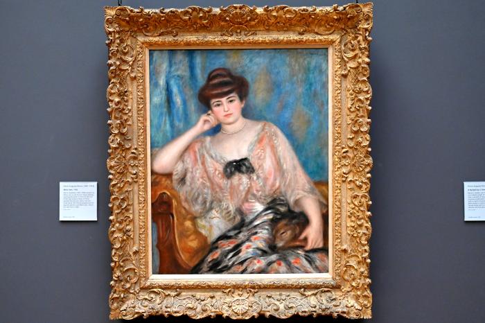 Auguste Renoir (Pierre-Auguste Renoir) (1866–1918), Porträt der Misia Sert, London, National Gallery, Saal 41, 1904