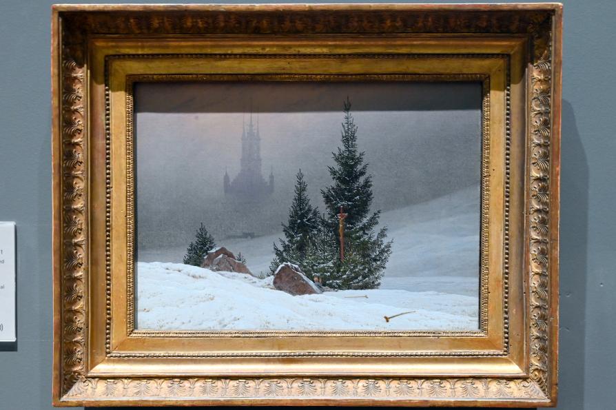 Caspar David Friedrich (1798–1836), Winterlandschaft, London, National Gallery, Saal 45, 1811