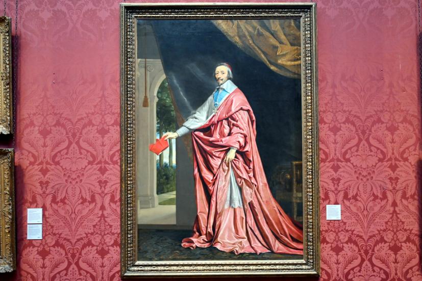 Philippe de Champaigne (1629–1668), Porträt des Kardinal Richelieu, London, National Gallery, Saal 31, 1633–1640