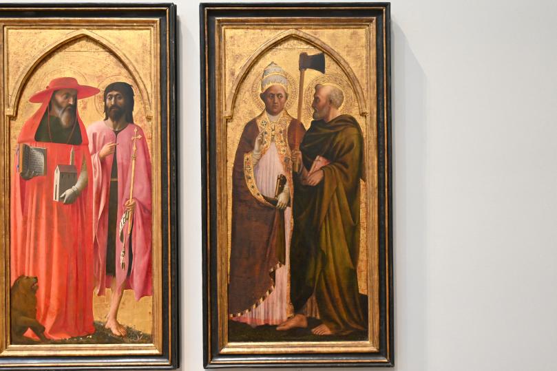 Masolino da Panicale (1428–1435), Altarbild, Rom, Santa Maria Maggiore, jetzt London, National Gallery, Saal 60, um 1428–1429